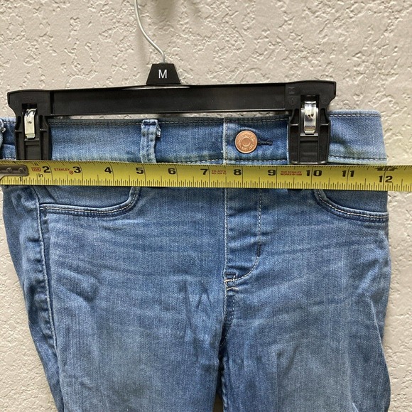 Abercrombie Girls Distressed Jeans 11/12 slim Pull-On Jean Leggings Light Blue - Picture 11 of 11